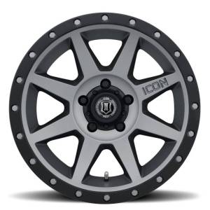 ICON - ICON Rebound 17x8.5 5x4.5 0mm Offset 4.75in BS 71.5mm Bore Titanium Wheel - 1817856547TT - Image 2