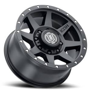 ICON - ICON Rebound 17x8.5 8x6.5 13mm Offset 5.25in BS 121.4mm Bore Satin Black Wheel - 1817858052SB - Image 4