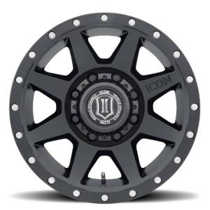 ICON - ICON Rebound 17x8.5 8x170 6mm Offset 5in BS 125mm Bore Satin Black Wheel - 1817858150SB - Image 2