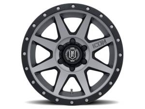 ICON - ICON Rebound 17x8.5 6x5.5 25mm Offset 5.75in BS 95.1mm Bore Titanium Wheel - 1817859057TT - Image 2