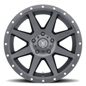 ICON - ICON Rebound 20x9 5x150 16mm Offset 5.625in BS Satin Black Wheel - 1820905556SB - Image 2