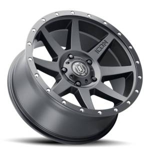 ICON - ICON Rebound 20x9 5x150 16mm Offset 5.625in BS Satin Black Wheel - 1820905556SB - Image 3