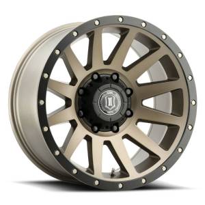 ICON Compression 20x10 8x170 -19mm Offset 4.75in BS 125mm Bore Bronze Wheel - 2020108147BR