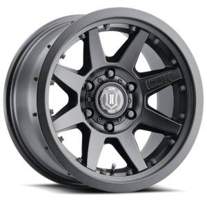 ICON - ICON Rebound Pro 17x8.5 5x150 25mm Offset 5.75in BS 110.1mm Bore Satin Black Wheel - 21817855557SB - Image 2