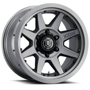 ICON - ICON Rebound Pro 17x8.5 5x150 25mm Offset 5.75in BS 110.1mm Bore Titanium Wheel - 21817855557TT - Image 2