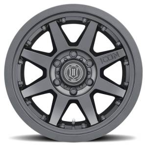 ICON - ICON Rebound Pro 17x8.5 5x4.5 0mm Offset 4.75in BS 71.5mm Bore Satin Black Wheel - 21817856547SB - Image 8