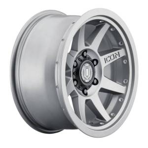 ICON - ICON Rebound Pro 17x8.5 5x4.5 0mm Offset 4.75in BS 71.5mm Bore Titanium Wheel - 21817856547TT - Image 6