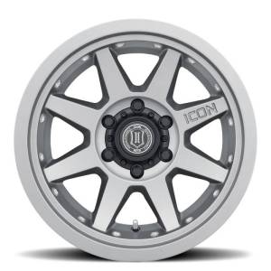 ICON - ICON Rebound Pro 17x8.5 5x4.5 0mm Offset 4.75in BS 71.5mm Bore Titanium Wheel - 21817856547TT - Image 8