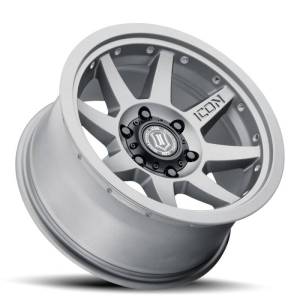 ICON - ICON Rebound Pro 17x8.5 5x4.5 0mm Offset 4.75in BS 71.5mm Bore Titanium Wheel - 21817856547TT - Image 9