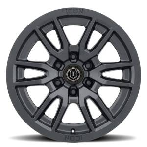 ICON - ICON Vector 6 17x8.5 6x135 6mm Offset 5in BS 87.1mm Bore Satin Black Wheel - 2417856350SB - Image 2