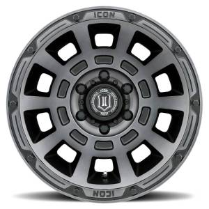 ICON - ICON Thrust 17x8.5 5x150 25mm Offset 5.75in BS Smoked Satin Black Tint Wheel - 2817855557SSBT - Image 2