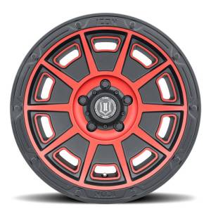 ICON - ICON Victory 17x8.5 6x135 6mm Offset 5in BS Satin Black w/Red Tint Wheel - 3017856350SBRT - Image 2