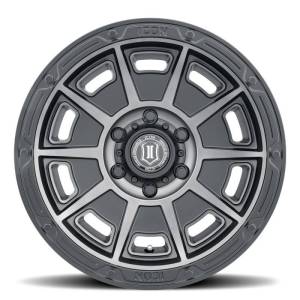 ICON - ICON Victory 17x8.5 6x135 6mm Offset 5in BS Smoked Satin Black Tint Wheel - 3017856350SSBT - Image 2