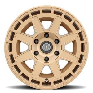 ICON - ICON Compass 17x8.5 6x135 6mm Offset 5in BS Satin Brass Wheel - 3217856350BS - Image 2