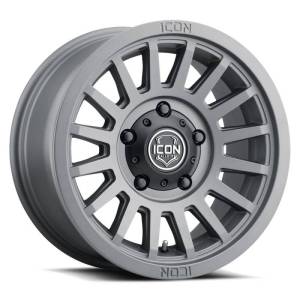 ICON Recon SLX 17x8.5 5x4.5 0mm Offset 4.75in BS 71.5mm Bore Charcoal Wheel - 3617856547CH