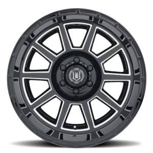 ICON - ICON Recoil 20x10 5x150 -24mm Offset 4.5in BS Gloss Black Milled Spokes Wheel - 6220105545GBMW - Image 2