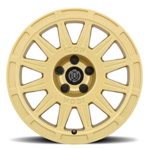 ICON - ICON Ricochet 15x7 5x100 15mm Offset 4.6in BS 56.1mm Bore Gloss Gold Wheel - 7015705046GG - Image 2