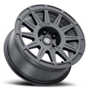 ICON - ICON Ricochet 15x7 5x100 15mm Offset 4.6in BS 56.1mm Bore Satin Black Wheel - 7015705046SB - Image 6