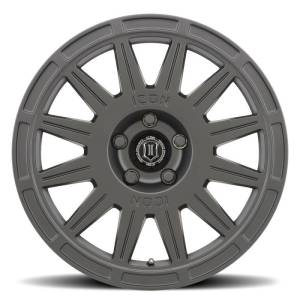 ICON - ICON Ricochet 17x8 5x108 38mm Offset 6in BS Satin Black Wheel - 7017803160SB - Image 2