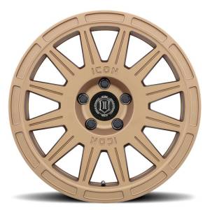 ICON - ICON Ricochet 17x8 5x100 38mm Offset 6in BS Satin Gold Wheel - 7017805060SG - Image 2