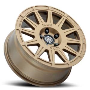 ICON - ICON Ricochet 17x8 5x100 38mm Offset 6in BS Satin Gold Wheel - 7017805060SG - Image 6