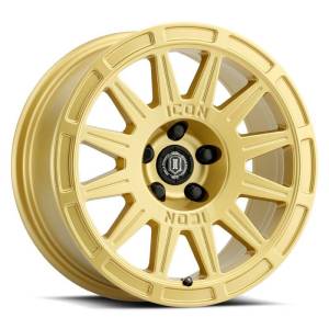 ICON Ricochet 17x8 5x4.5 38mm Offset 6in BS - Gloss Gold Wheel - 7017806560GG