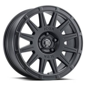 ICON Ricochet 17x8 5x4.5 38mm Offset 6in BS Satin Black Wheel - 7017806560SB