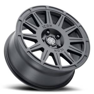 ICON - ICON Ricochet 17x8 5x4.5 38mm Offset 6in BS Satin Black Wheel - 7017806560SB - Image 5