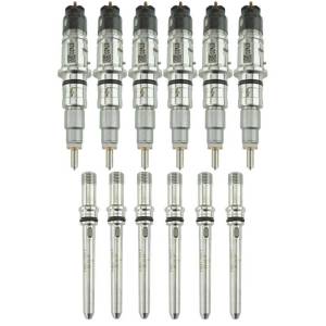 Industrial Injection 07.5-12 Cummins 6.7L Reman Stock Injector Pack w/ Connecting Tubes - Set of 6 - 21D303