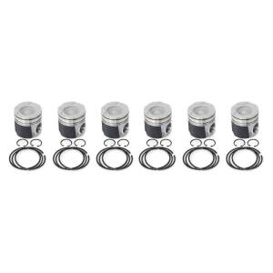 Industrial Injection 04.5-07 Dodge 24V STD Piston w/ Rings/Wrist Pins/Clips Coated / Chamfered - Set - PDM-3673CC