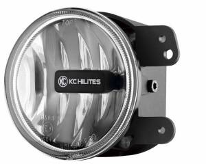 KC HiLites - KC HiLiTES 10-18 Jeep JK 4in. Gravity G4 LED Light 10w SAE/ECE Clear Fog Beam (Single) - 1497 - Image 2