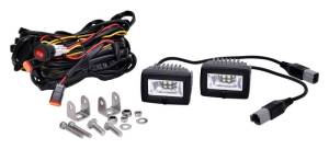 KC HiLites - KC HiLiTES C-Series 2in. C2 LED Light 20w Area Flood Beam (Pair Pack System) - Black - 328 - Image 8