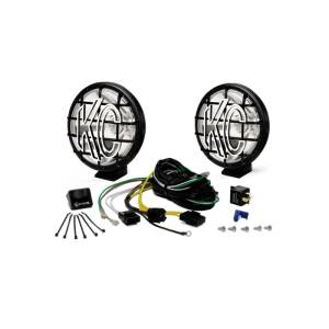 KC HiLites - KC HiLiTES Apollo Pro 5in. Halogen Light 55w Spot Beam (Pair Pack System) - Black - 450 - Image 6