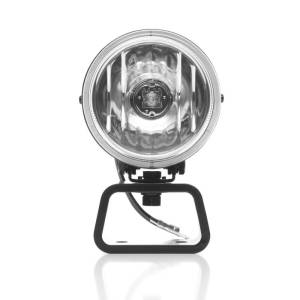 KC HiLites - KC HiLiTES Rally 400 4in. Round Halogen Light 55w Spread Beam (Pair Pack System) - Black - 490 - Image 2