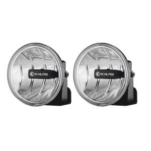 KC HiLites - KC HiLiTES 4in. Gravity G4 LED Light 10w SAE/ECE Clear Fog Beam (Pair Pack System) - 493 - Image 8