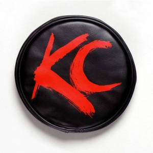 KC HiLites - KC HiLiTES 6in. Round Soft Cover (Pair) - Black w/Yellow KC Logo - 5102 - Image 4