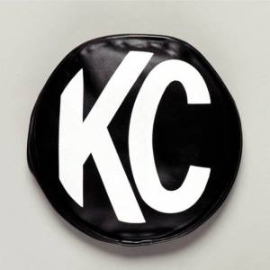 KC HiLites - KC HiLiTES 6in. Round Soft Cover (Pair) - Black w/Yellow KC Logo - 5102 - Image 6