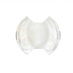 KC HiLiTES 6in. Light Shield for SlimLite LED - Clear - 5103