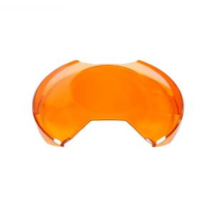 KC HiLites - KC HiLiTES 6in. Light Shield for SlimLite LED - Amber - 5104 - Image 2