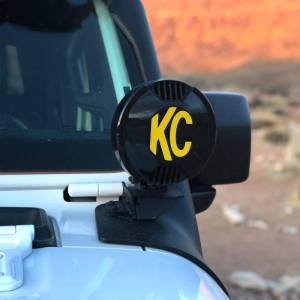 KC HiLites - KC HiLiTES 6in. Light Shield / Hard Cover for SlimLite LED - Black - 5109 - Image 4