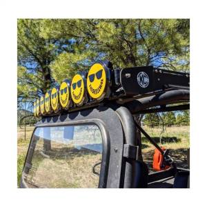 KC HiLites - KC HiLiTES 6in. Hard Cover for Gravity Pro6 LED Lights (Single) - Smiley Face- Yellow/Black KC Logo - 5114 - Image 6