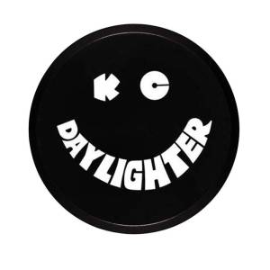 KC HiLites - KC HiLiTES 6in. Round Hard Cover for Daylighter/SlimLite/Pro-Sport (Single) - Black w/White Smile - 5200 - Image 2