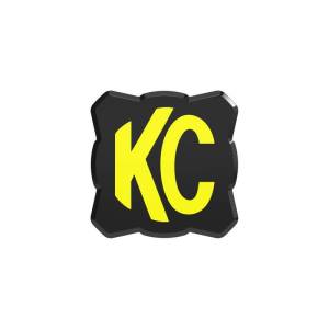 KC HiLiTES FLEX ERA 1 Single Light Cover ONLY (Black/Yellow KC Logo) - 5328