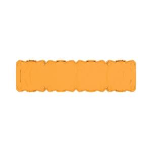 KC HiLiTES FLEX ERA LED Light Bar 10in. Light Shield - Amber (SHIELD ONLY) - 5333