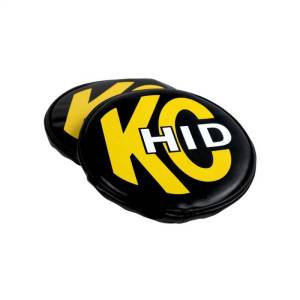 KC HiLites - KC HiLiTES 8in. Round Soft Cover HID (Pair) - Black w/Yellow Brushed KC Logo - 5818 - Image 7