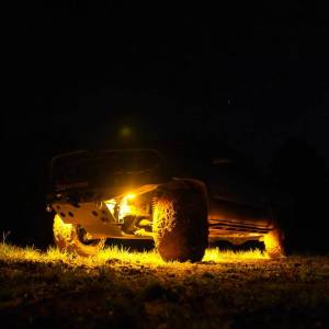 KC HiLites - KC HiLiTES Cyclone V2 LED - Rock Light - 6-Light System - Amber - 5W Flood Beam - 91041 - Image 4