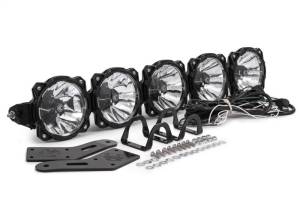 KC HiLites - KC HiLiTES Polaris RZR 32in. Pro6 Gravity LED 5-Light 100w Combo Beam Overhead Light Bar System - 91309 - Image 11