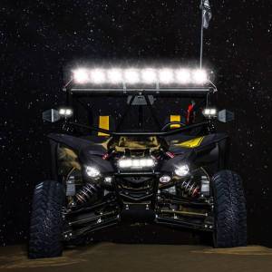 KC HiLites - KC HiLiTES Yamaha YXZ1000R 39in. Pro6 Gravity LED 6-Light 120w Combo Beam Overhead Light Bar System - 91310 - Image 2