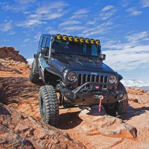 KC HiLites - KC HiLiTES 07-18 Jeep JK 50in Pro6 Gravity LED 8-Light Light Bar System (160W Combo Beam) - 91313 - Image 2