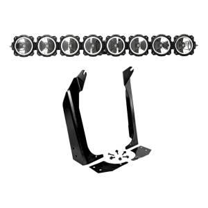 KC HiLiTES 97-06 Jeep TJ 50in Pro6 Gravity LED 8-Light Light Bar System (160W Combo Beam) - 91337